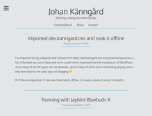 Tablet Screenshot of johankanngard.net